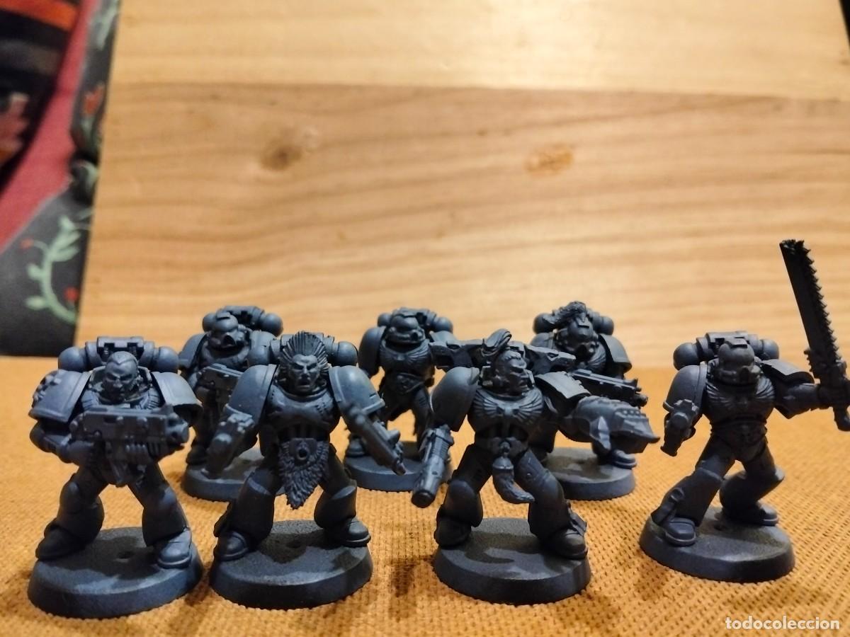 Juegos antiguos: 7 Lobos Espaciales Warhammer 40k Pl&aacute;stico Games Workshop