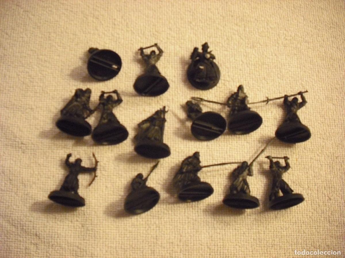 Juegos antiguos: LOTE DE GUERREROS COMPLETAMENTE NEGROS DE WARHAMMER