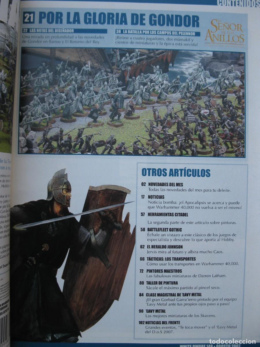 Juegos antiguos: WHITE DWARF - N&ordm; 148 - GAMES WORKSHOP - A&Ntilde;O 2007. - Foto 2
