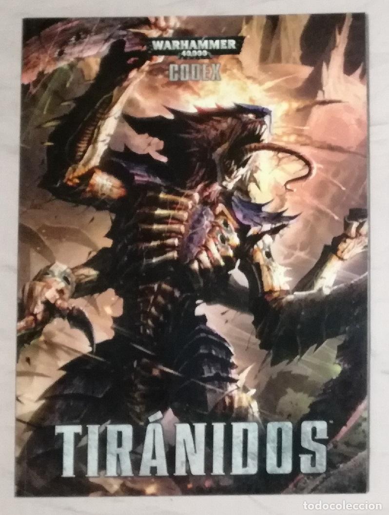 Juegos antiguos: Juego de rol: Warhammer 40000 Codex Tiranidos - Games Workshop; tapas blandas