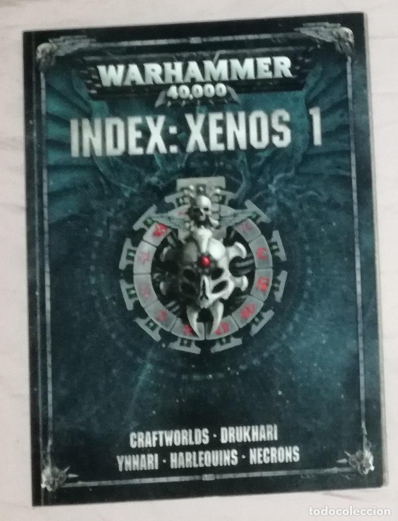 Juegos antiguos: Juego de rol: Warhammer 40000 Index: Xenos 1 - Games Workshop; tapas blandas