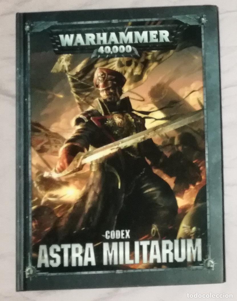 Juegos antiguos: Juego de rol: Warhammer 40000 Codex Astra Militarium - Games Workshop; tapas duras