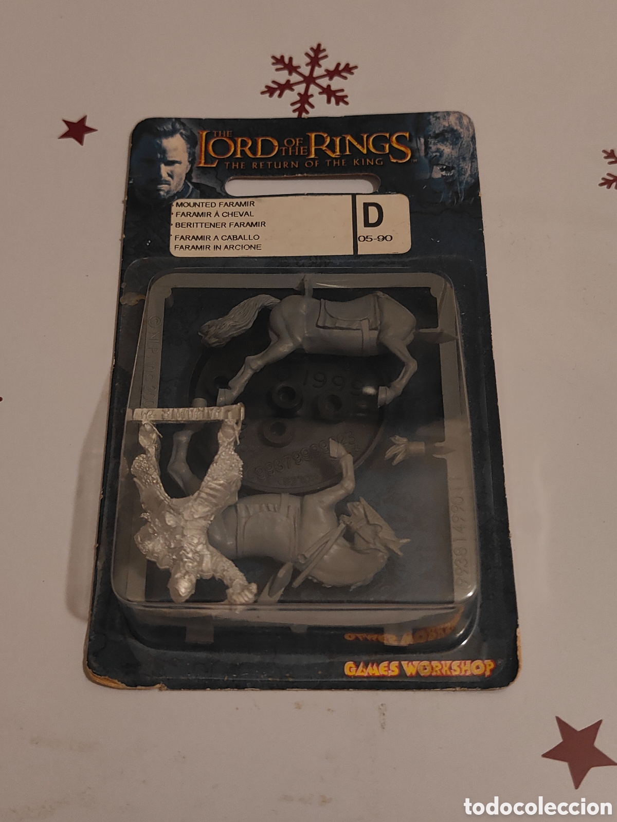 Juegos antiguos: El Se&ntilde;or de los Anillos - Faramir a Caballo en Bl&iacute;ster Precintado - Metal Games Workshop ESDLA 2003