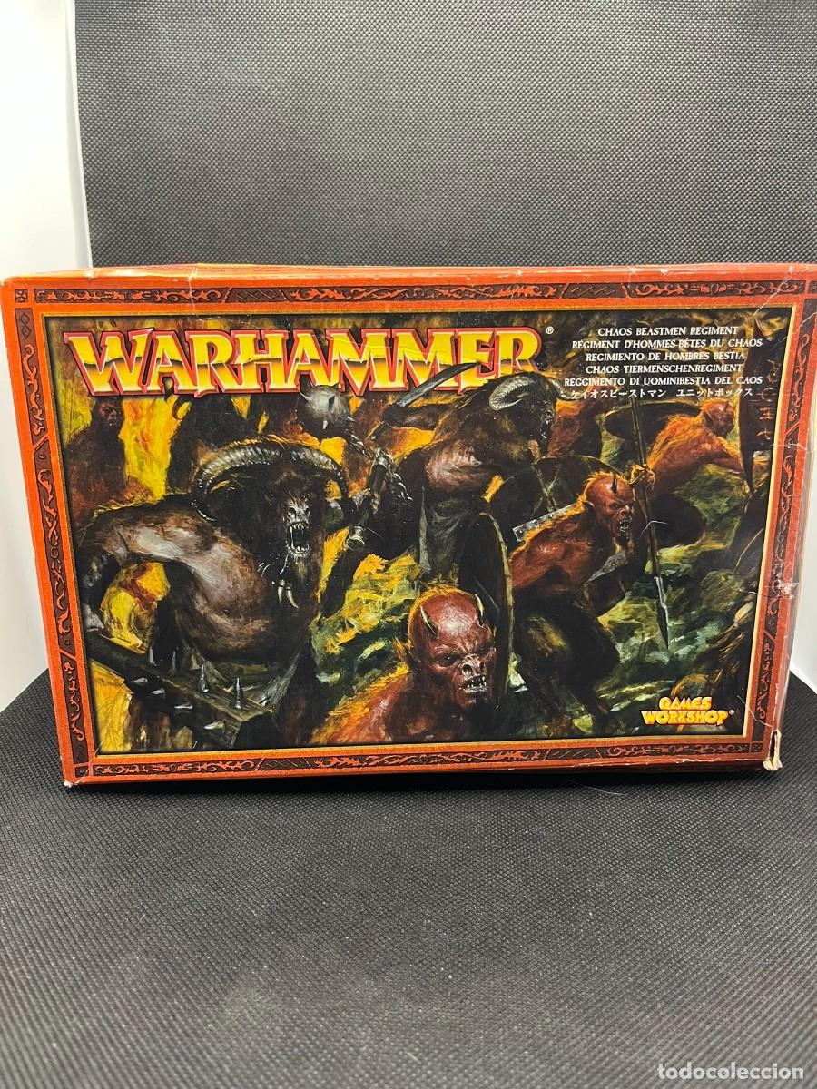 Juegos antiguos: Warhammer Fantasy - Regimiento Hombres Bestia del Caos (Chaos Beastmen) - Games Workshop 2004