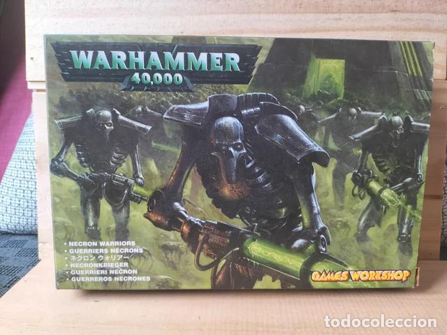 Juegos antiguos: Warhammer 40k Guerreros Necron Warriors Games Workshop Pl&aacute;stico Games Workshop