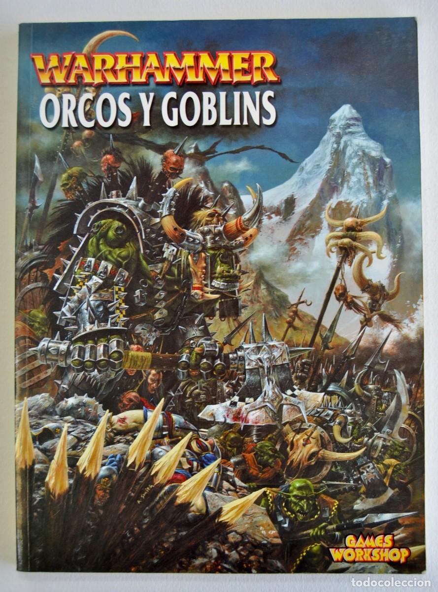 Juegos antiguos: Revista. &rdquo;Orcos y Goblins&rdquo;. Warhammer. Games Workshop. Tapa blanda. Espa&ntilde;ol. Buen estado.