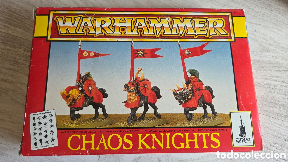 Juegos antiguos: Figuras Chaos Knights Warhammer