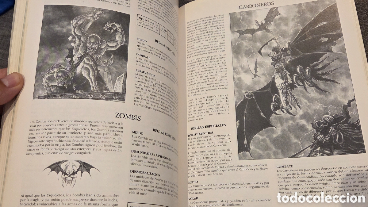Juegos antiguos: Libro Warhammer ej&eacute;rcitos no muertos games workshop - Foto 3