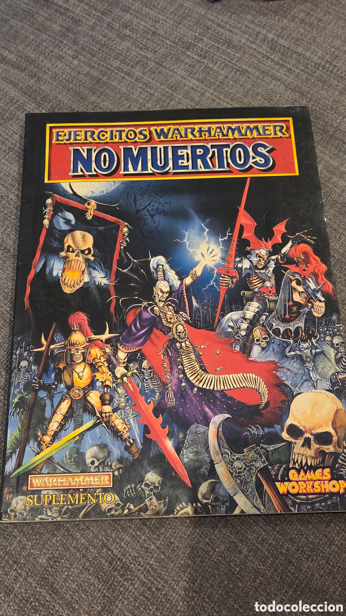 Juegos antiguos: Libro Warhammer ej&eacute;rcitos no muertos games workshop