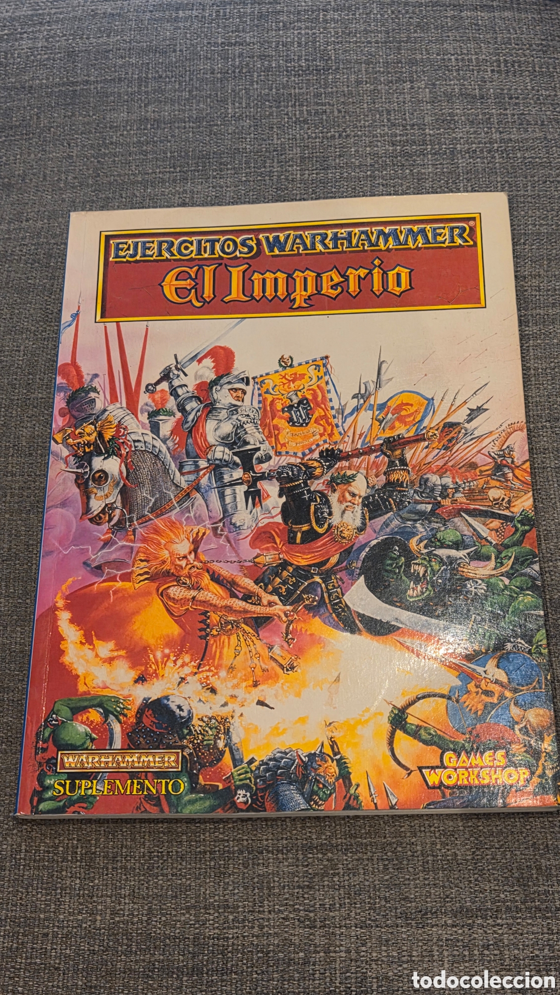 Juegos antiguos: Libro Ej&eacute;rcitos Warhammer El Imperio Games Workshop