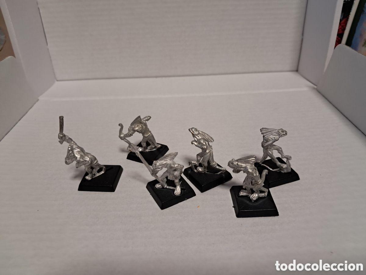 Juegos antiguos: 6 Eslizones Metal Warhammer OldWorld