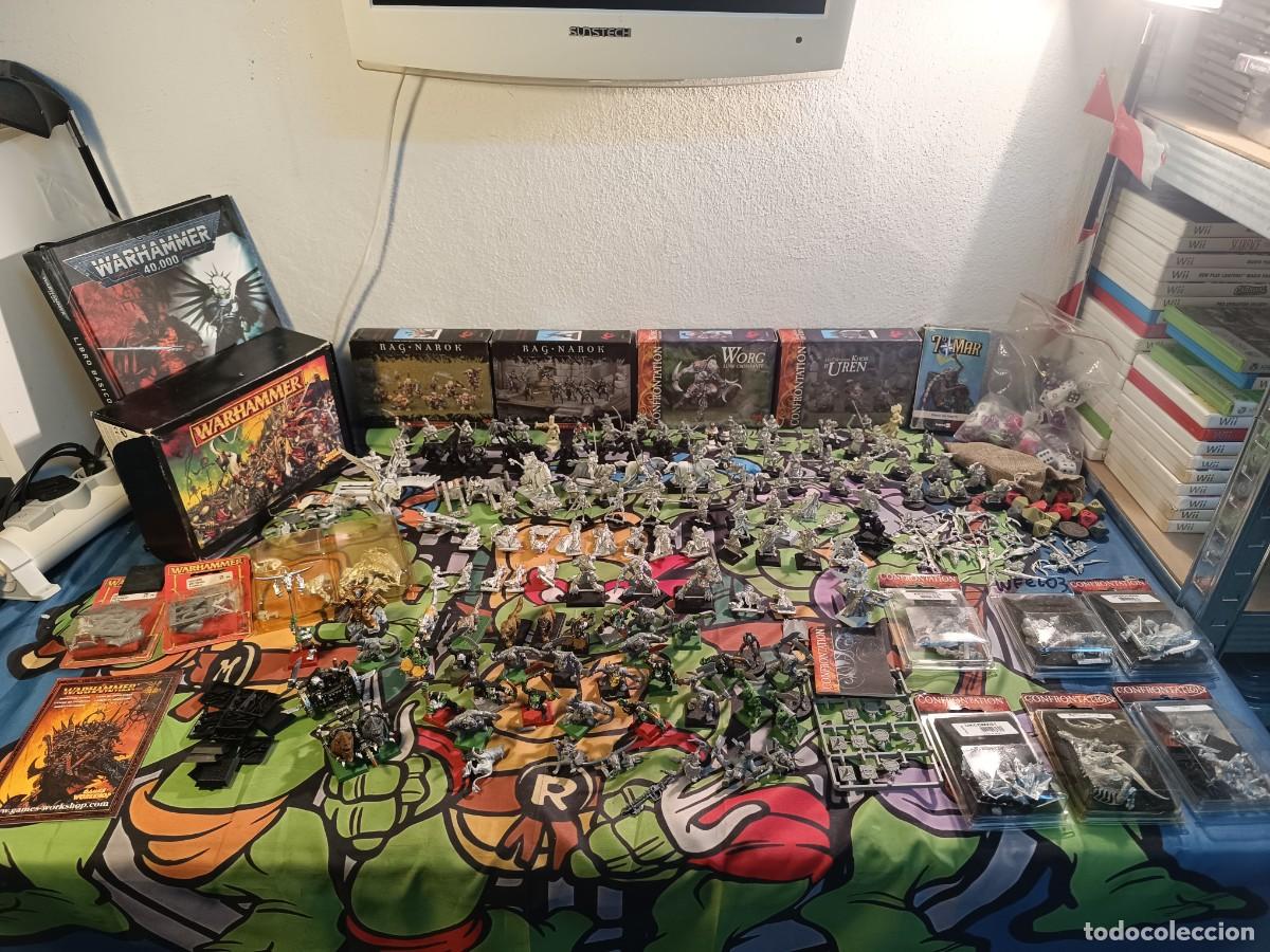 Juegos antiguos: GRAN COLECCI&Oacute;N VINTAGE RACKHAM CONFRONTATION / RAG'NAROK &ndash; +150 MINIATURAS METAL &ndash; CAJAS Y BL&Iacute;STERS