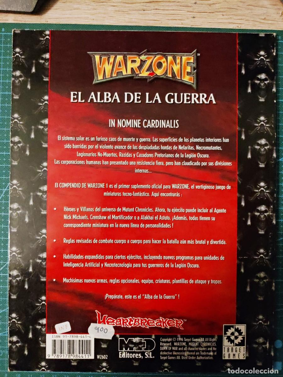 Juegos antiguos: WARZONE: REGLAMENTO BASICO + 3 EXPANSIONES nuevo - Foto 5