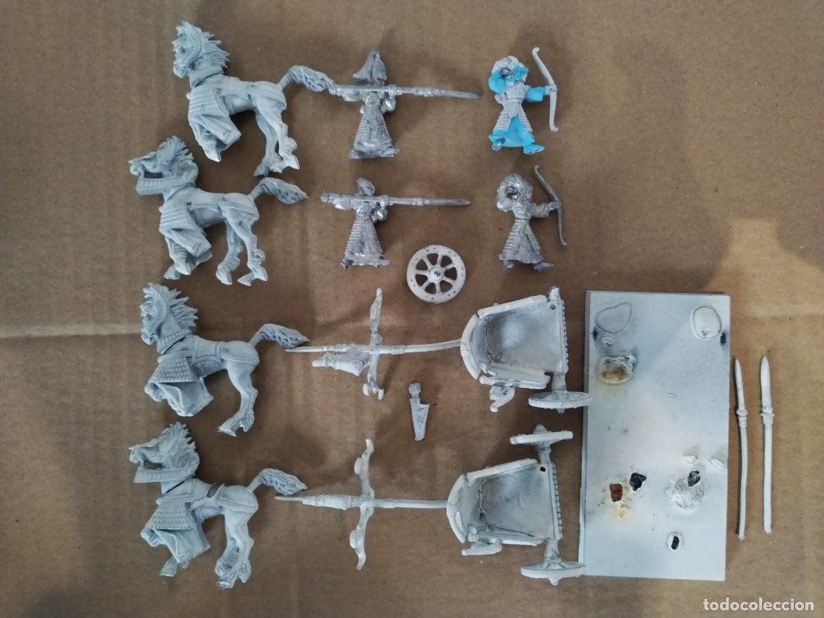 Juegos antiguos: 2 carros de tiranoc - altos elfos - warhammer