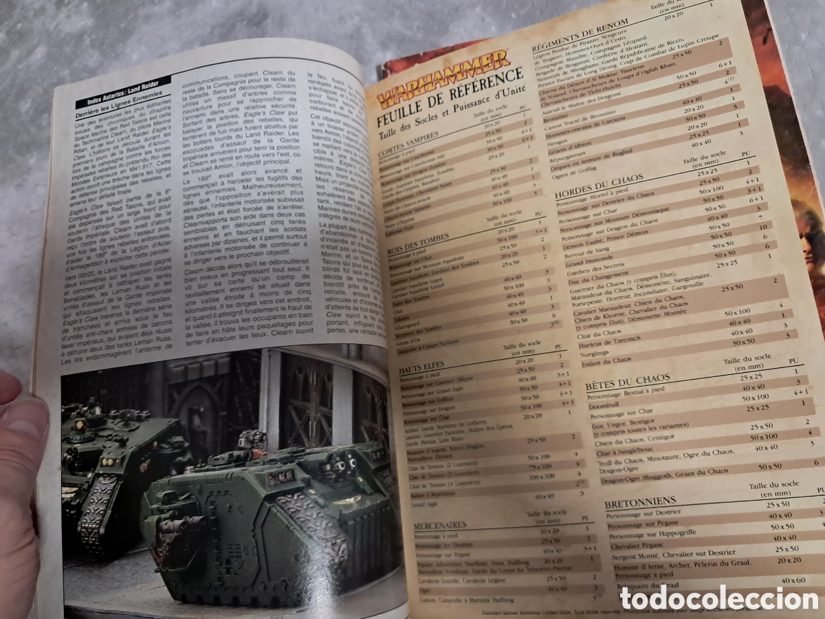 Juegos antiguos: 2 White Dwarf Warhammer Franc&eacute;s - Foto 5
