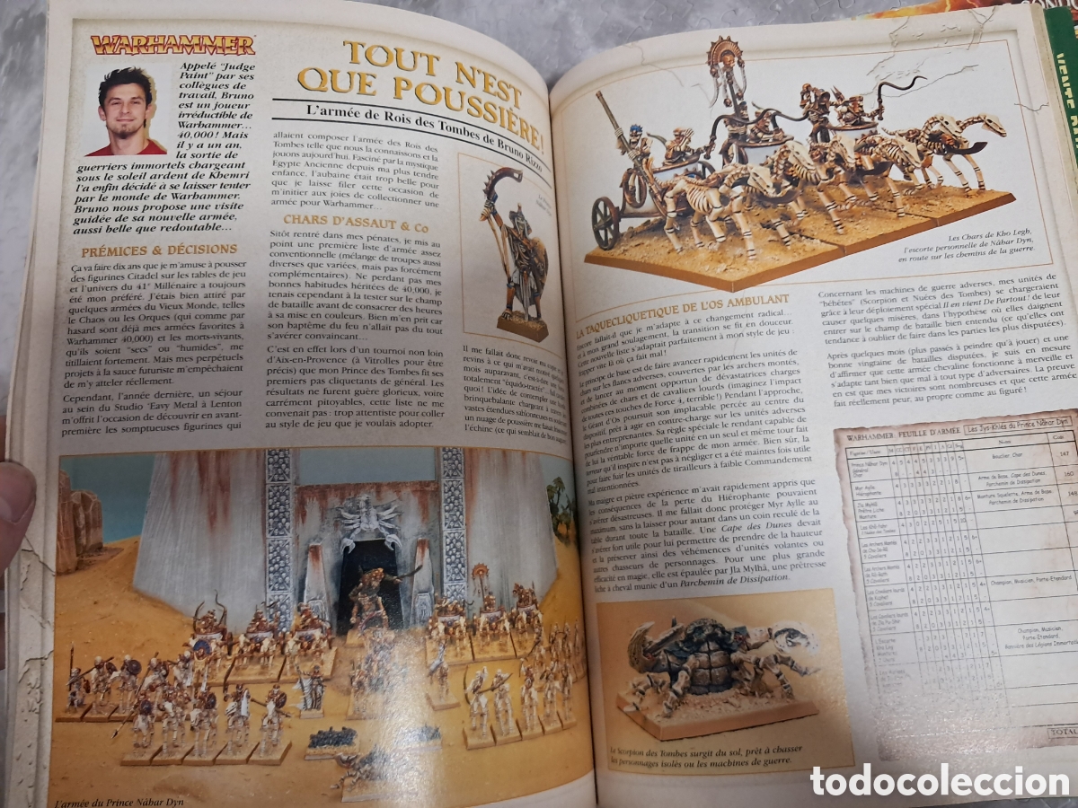 Juegos antiguos: 2 White Dwarf Warhammer Franc&eacute;s - Foto 6