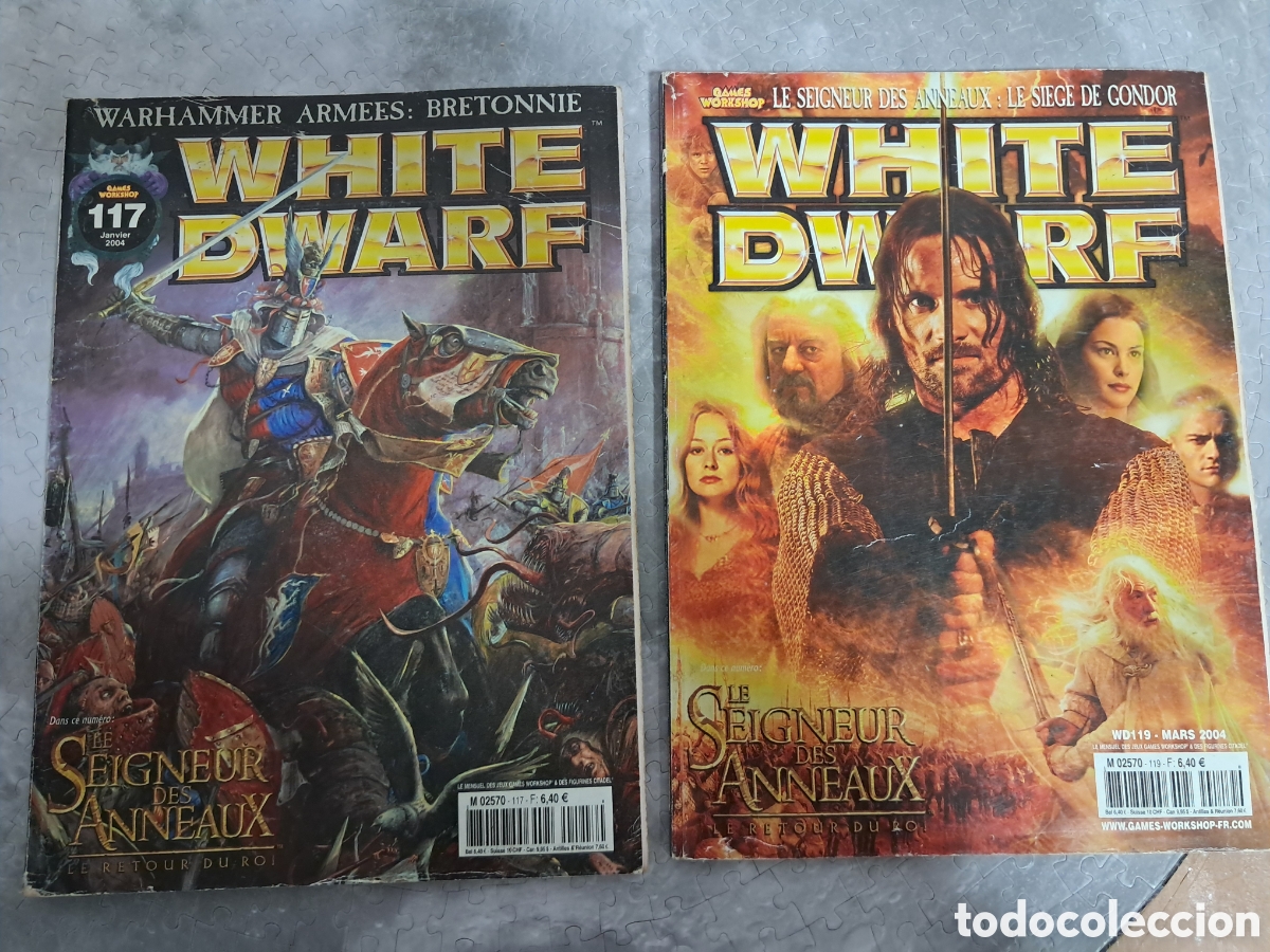 Jogos Antigos: 2 White Dwarf Warhammer Franc&eacute;s