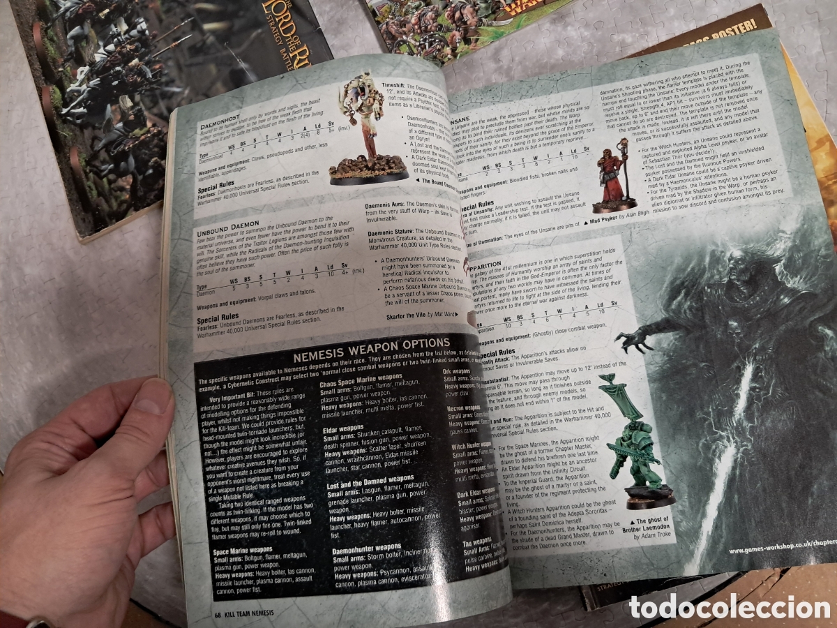 Juegos antiguos: 4 White Dwarf Warhammer Ingl&eacute;s - Foto 4