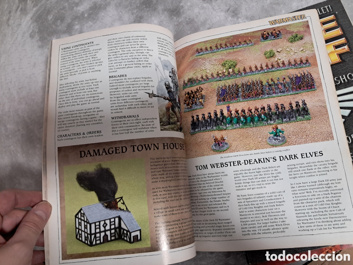 Juegos antiguos: 4 White Dwarf Warhammer Ingl&eacute;s - Foto 6