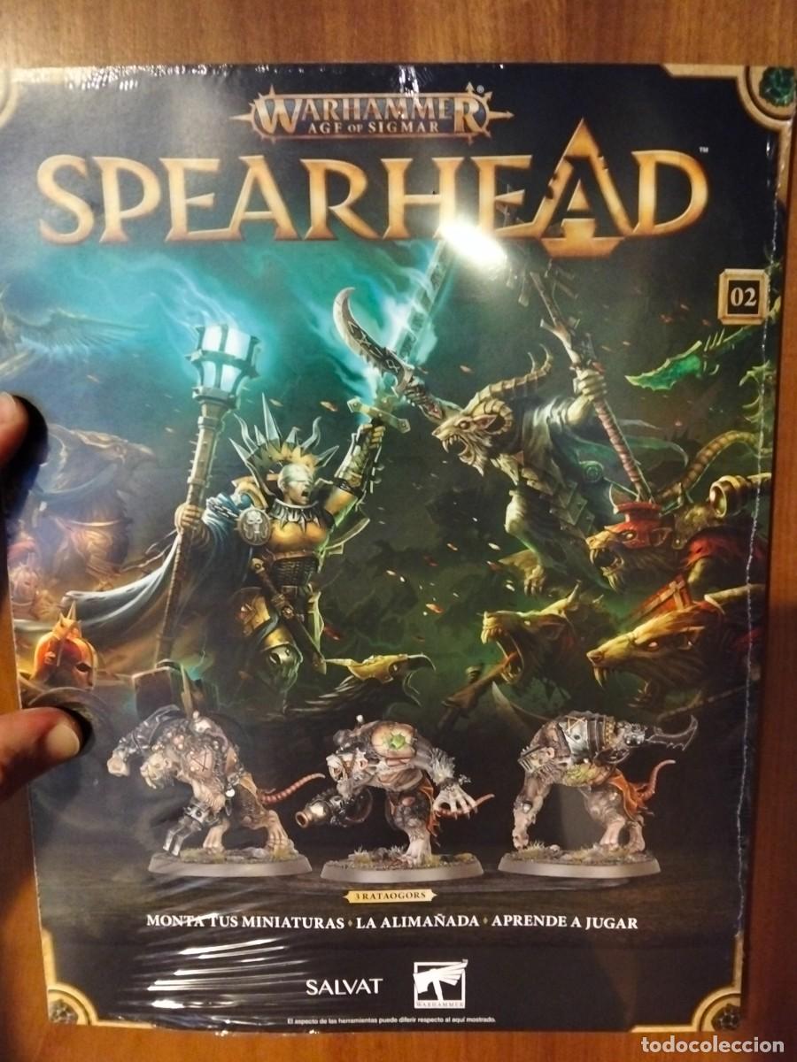 Juegos antiguos: Warhammer age of Sigmar Spearhead AOS Fasc&iacute;culo n&ordm; 2 tres rataogors