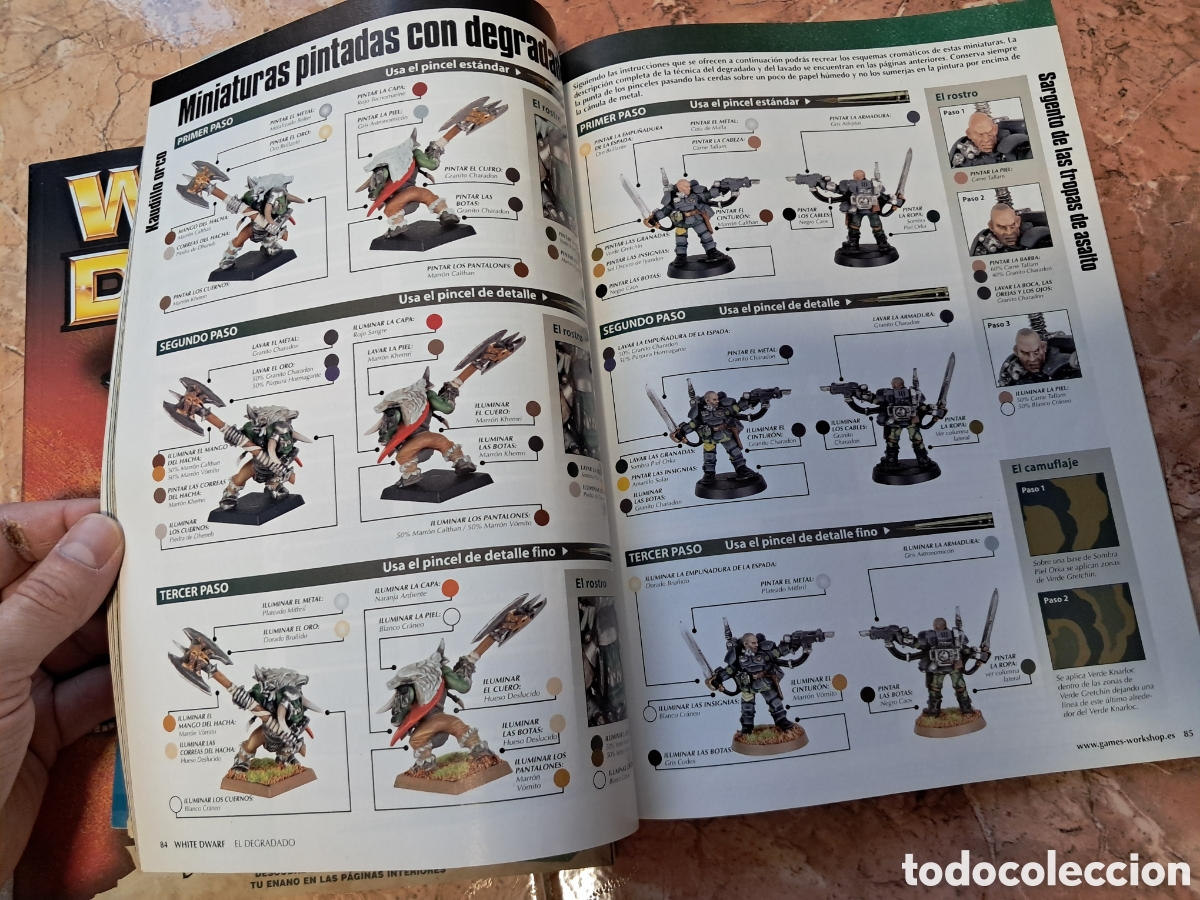 Juegos antiguos: 2 Revistas White Dwarf 100 y 144 - Foto 4