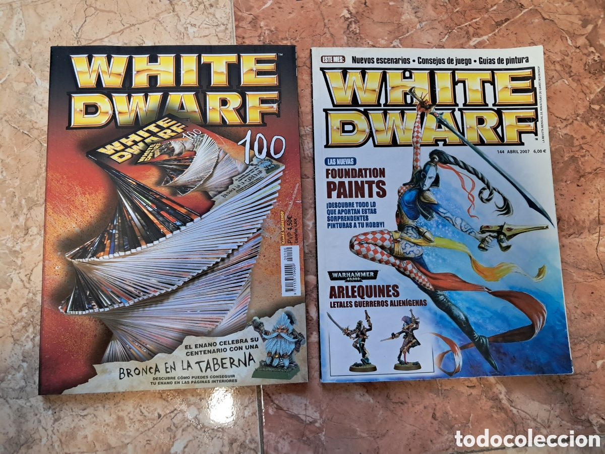 Old Games: 2 Revistas White Dwarf 100 y 144