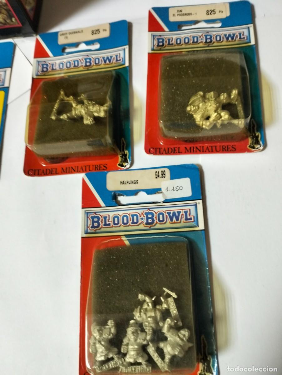 Juegos antiguos: BLOOD BOWL : CITADEL MINIATURES(3 BL&Iacute;STERS DIFERENTES...1994-95)MIRAR DESCRIPCI&Oacute;N Y FOTOS