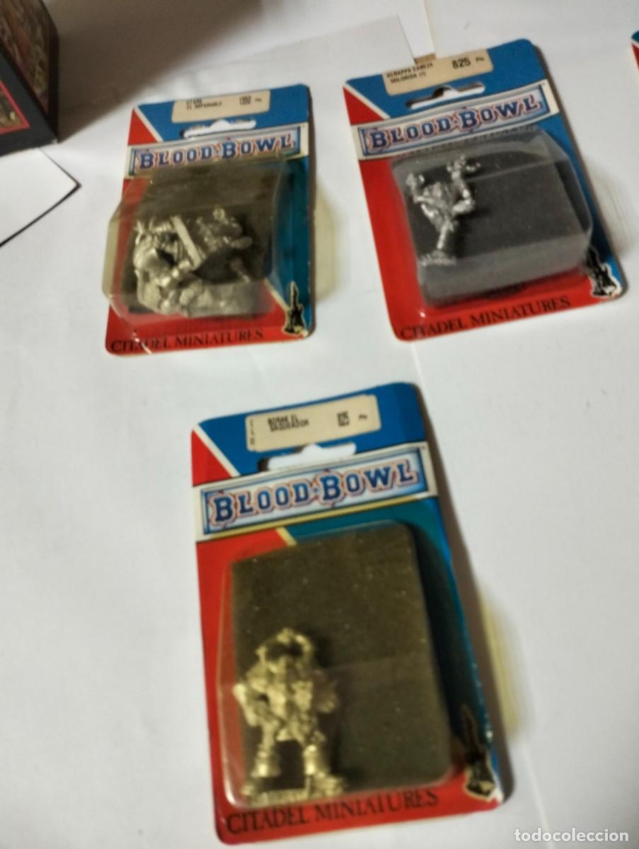 Juegos antiguos: BLOOD BOWL : CITADEL MINIATURES(3 BL&Iacute;STERS DIFERENTES...1994-95)MIRAR DESCRIPCI&Oacute;N Y FOTOS