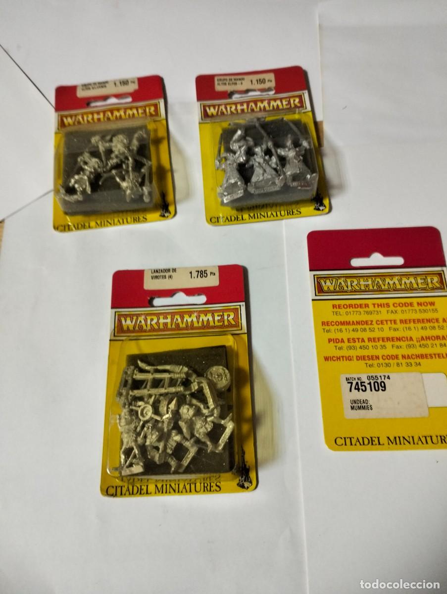 Juegos antiguos: WARHAMMER FANTASY : CITADEL MINIATURES(3 BL&Iacute;STERS DIFERENTES...1994-95)MIRAR DESCRIPCI&Oacute;N Y FOTOS