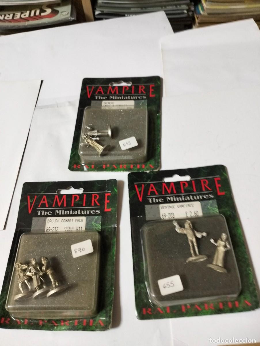 Juegos antiguos: VAMPIRE : THE MINIATURES... REAL PARTHA ( 3 BL&Iacute;STERS DIFERENTES...1994 )MIRAR DESCRIPCI&Oacute;N Y FOTOS