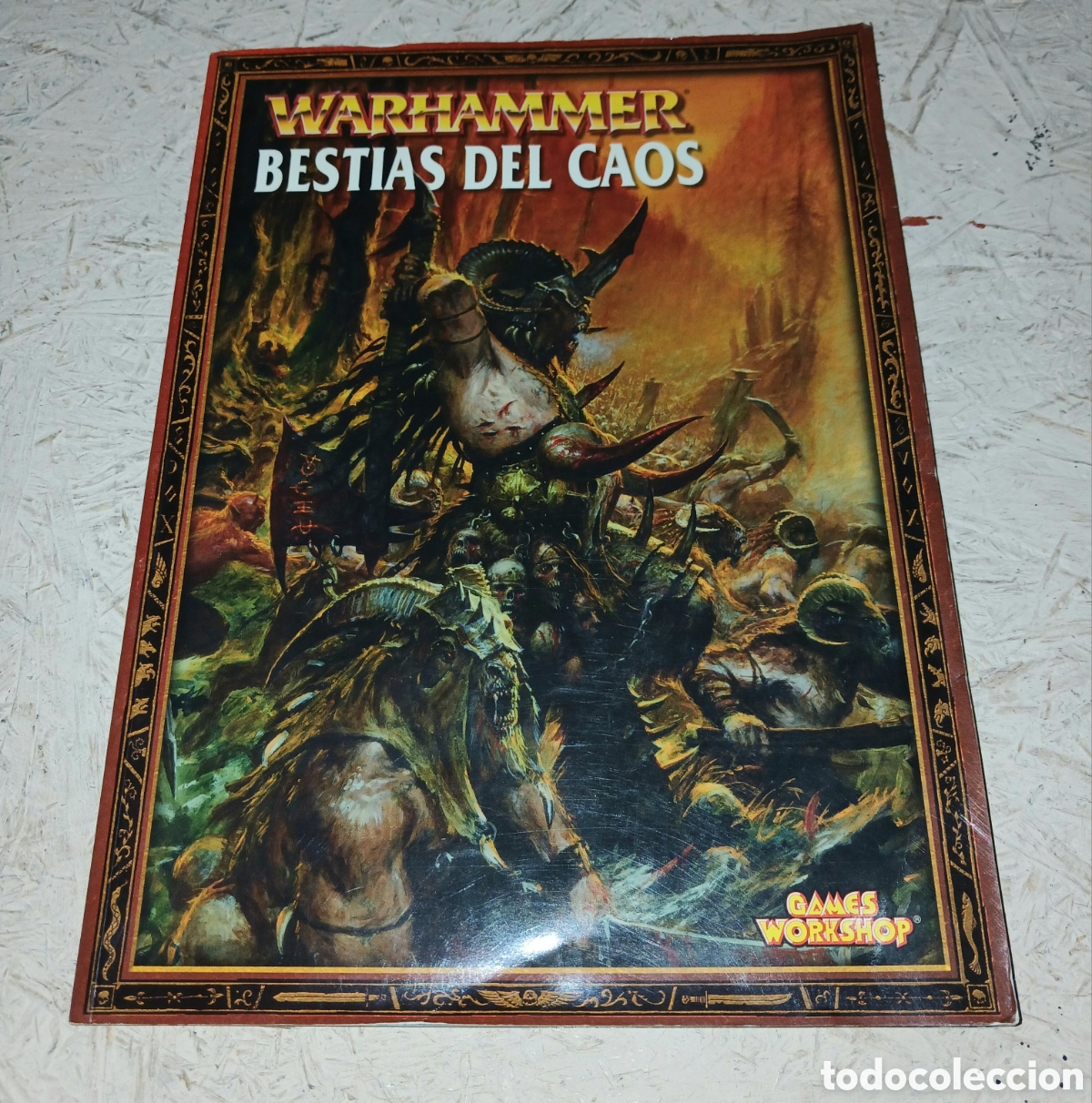 Juegos antiguos: Libro Ej&eacute;rcitos Warhammer: Bestias del Caos (6&ordf; Edici&oacute;n) - Games Workshop (2003) - Foto 1
