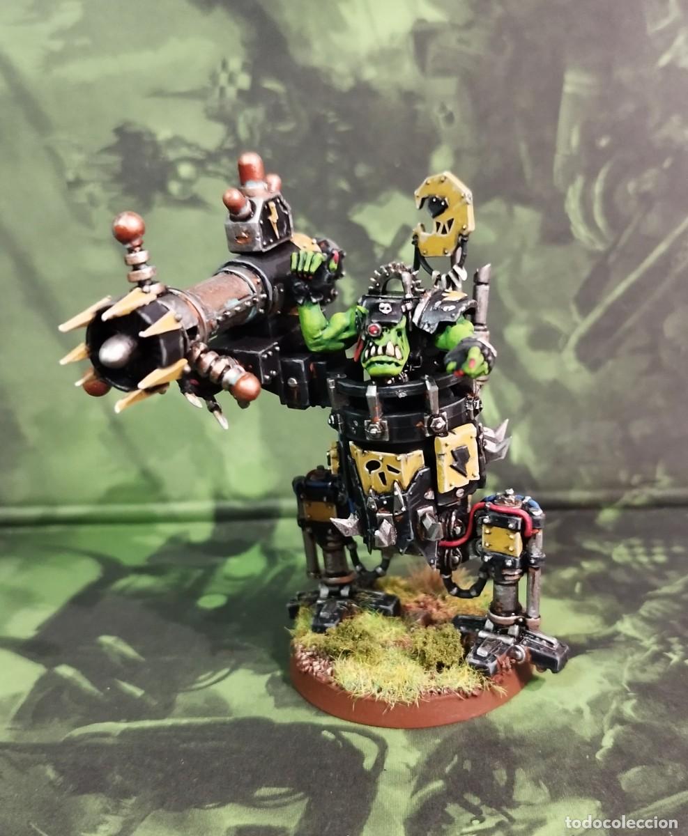 Juegos antiguos: Warhammer 40k orks Big Mek Shokk Attack gun