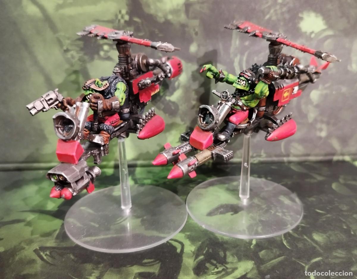 Juegos antiguos: Warhammer 40k orks 2 Deffkoptas kitbashing