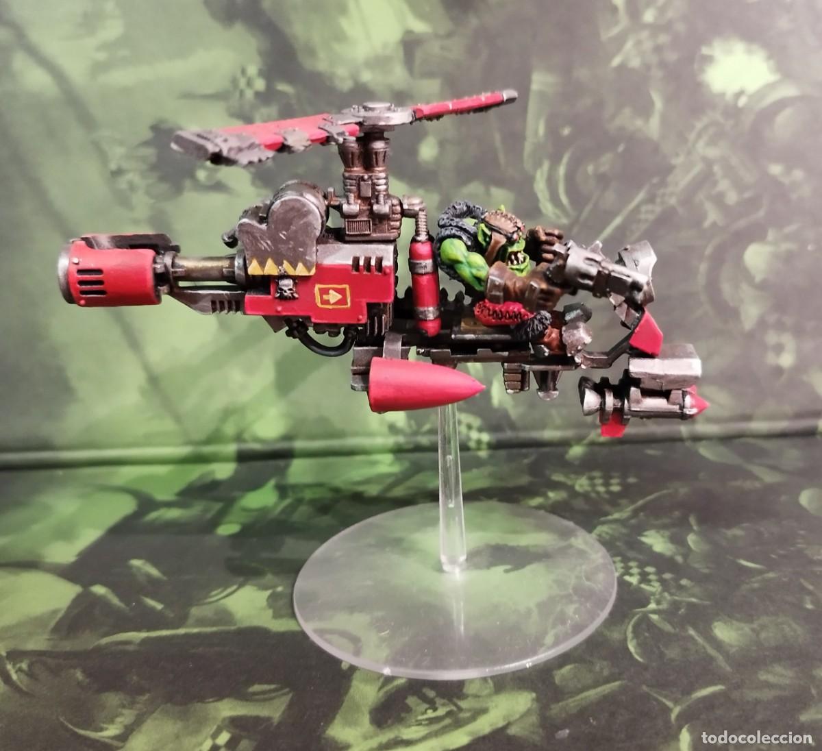 Juegos antiguos: Warhammer 40k orks 2 Deffkoptas kitbashing - Foto 3