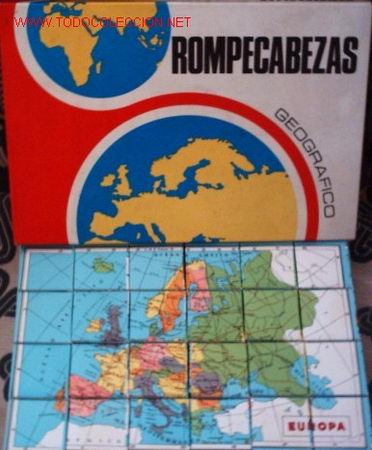 Juegos antiguos: ROMPECABEZAS GEOGR&Aacute;FICO - Foto 1