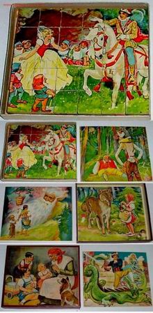 Juegos antiguos: ANTIGUO Y PRECIOSO ROMPECABEZAS ALEMAN - Foto 1
