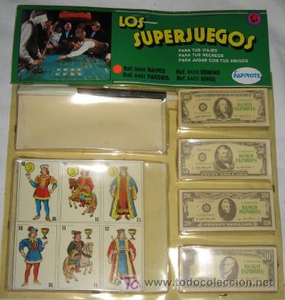 Juegos antiguos: SUPERJUEGO NAIPES DE PAPIROTS - Foto 1