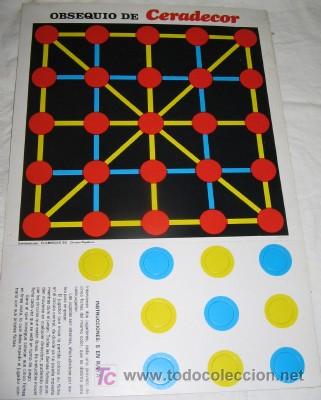 Juegos antiguos: JUEGO 3 EN RAYA DE CERADECOR - Foto 1