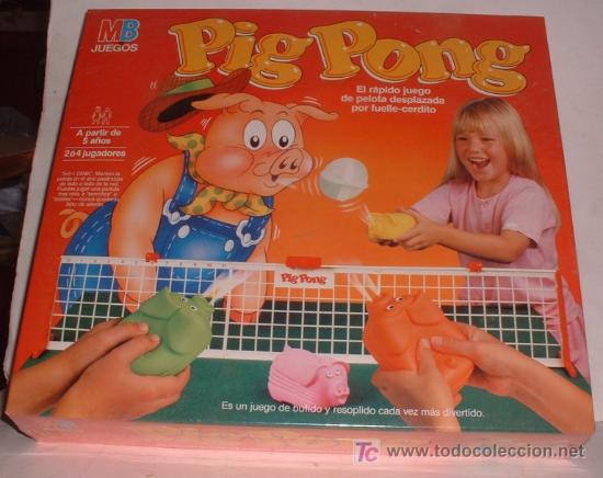 Juegos antiguos: JUEGO PIG PONG DE MB, EN CAJA - Foto 1
