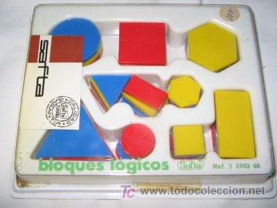 Juegos antiguos: BLOQUES L&Oacute;GICOS DE SAFTA - Foto 1