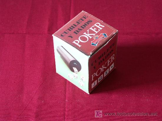 Juegos antiguos: Cubilete y dados de poker.**NUEVO** - Foto 1