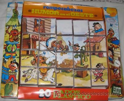 Juegos antiguos: ROMPECABEZAS HUMOR EN EL OESTE, DE PAPIROTS - Foto 1