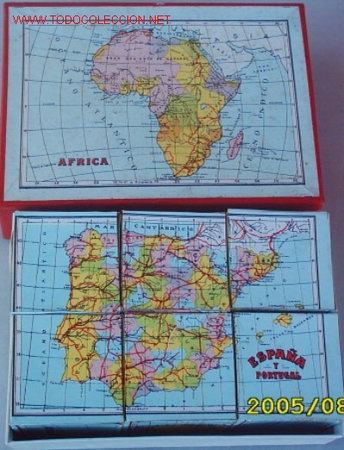 Juegos antiguos: ROMPECABEZAS DE GEOGRAF&Iacute;A - Foto 1