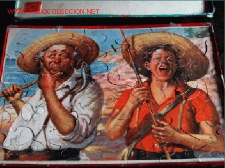 Juegos antiguos: ROMPECABEZAS PLANO. A&Ntilde;OS 50. EN CAJA ORIGINAL - Foto 2