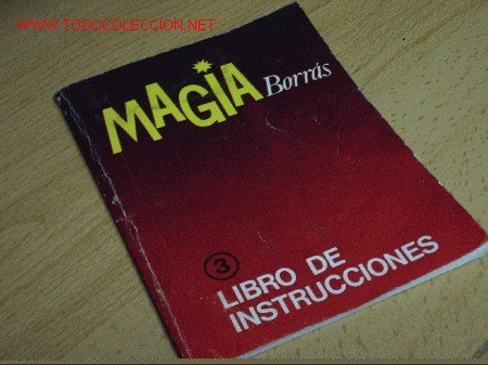 Juegos antiguos: LIBRO INSTRUCCIONES  MAGIA  BORRAS - Foto 1