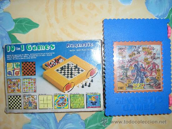 Juegos antiguos: JUEGO PORT&Aacute;TIL, MAGN&Eacute;TICO, 10 EN 1 - Foto 1