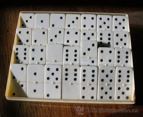 Juegos antiguos: D&Oacute;MINO -Fichas de Pl&aacute;stico- - Foto 1