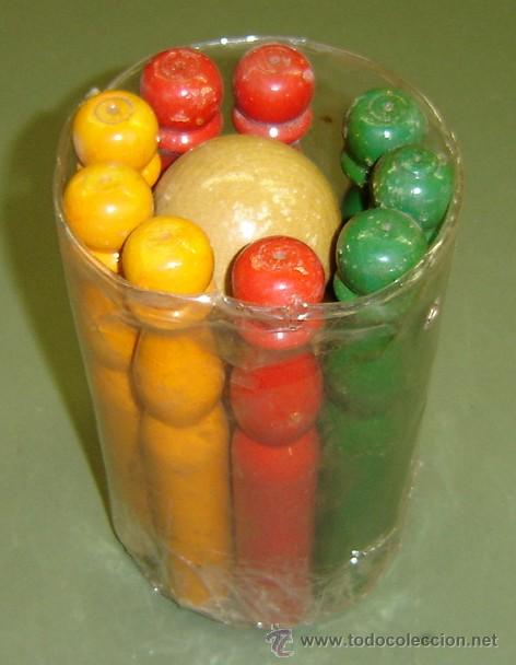 Juegos antiguos: JUEGO DE BOLOS ANTIGUO. COMPLETO - Foto 1
