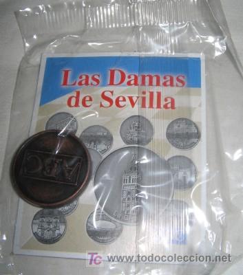 Juegos antiguos: FICHA DE LAS DAMAS DE SEVILLA, DE ABC - Foto 1