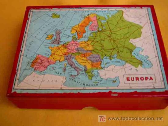 Juegos antiguos: ROMPECABEZAS DE CUBOS - EUROPA. aprox 1950 - Foto 1